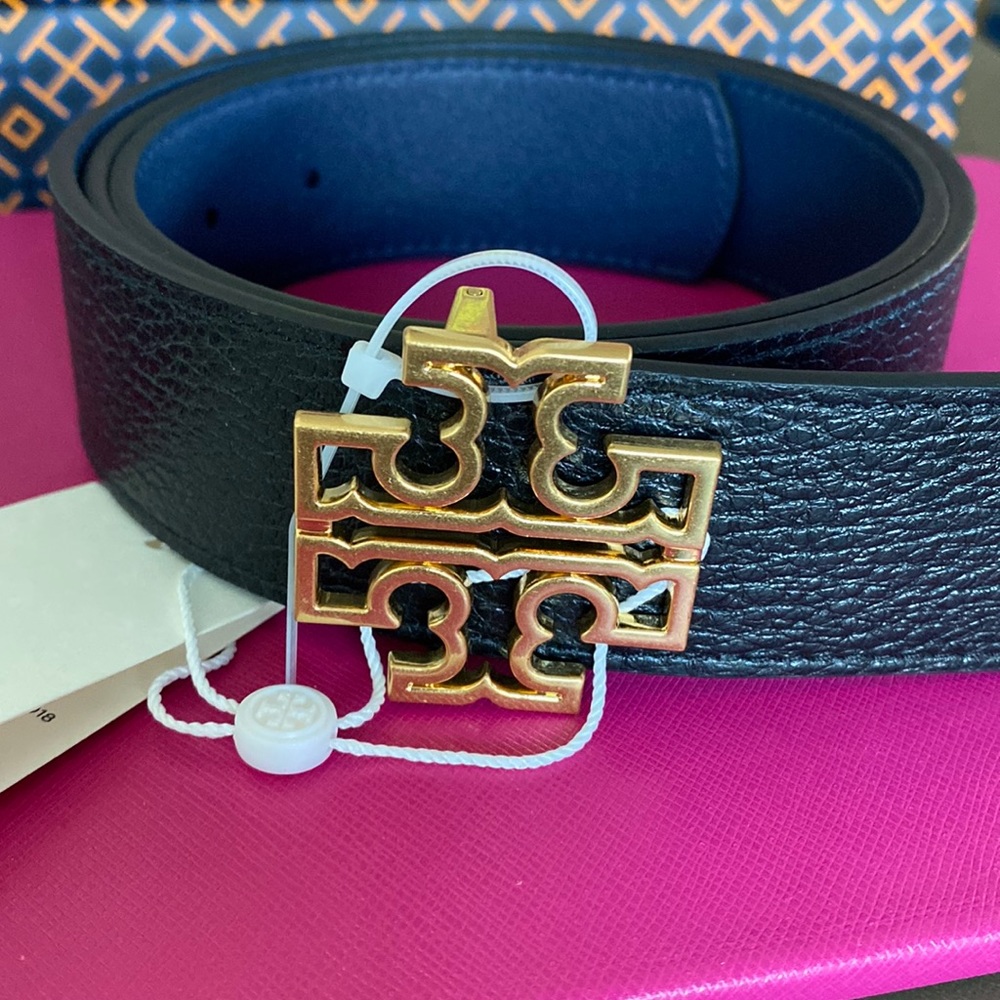 NWT Authentic ❤️Tory Burch reversible leather belt